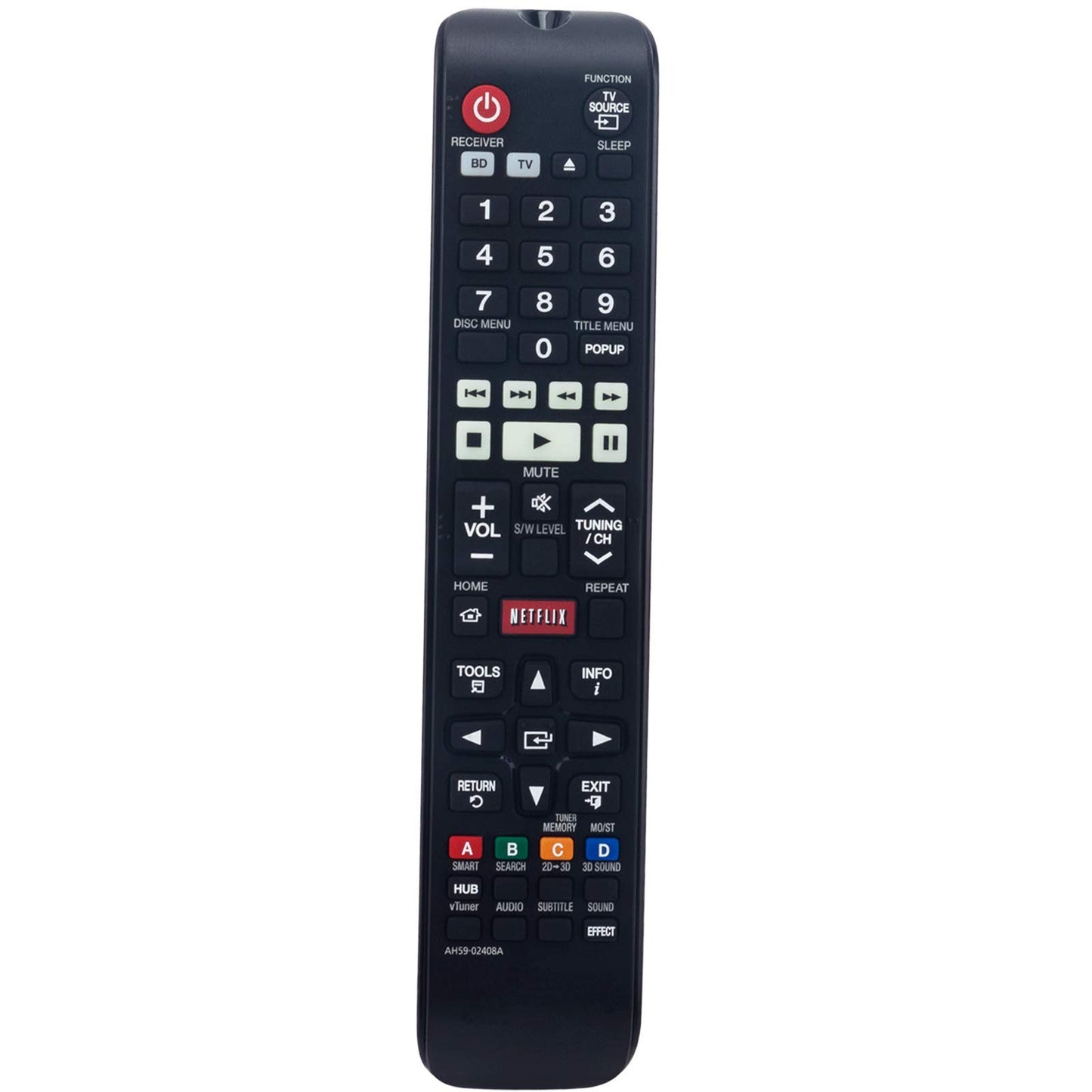 New - AH59-02408A Remote Control for Samsung Blu-ray DVD Home Theater System HT-E4500K