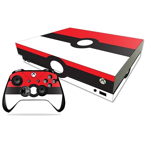 MightySkins Skin Compatible with Microsoft Xbox One X - Battle Ball | Protective, Durable, and Unique Vinyl Decal wrap Cover | Easy to Apply, Remove