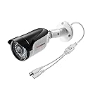 TIGERSECU 1080P Long Range Bullet Security Camera for DVR, Weatheproof for Indoor/Outdoor Use, Hybrid 4-in-1 OSD Switch for TVI/CVI/AHD/CVBS DVRs