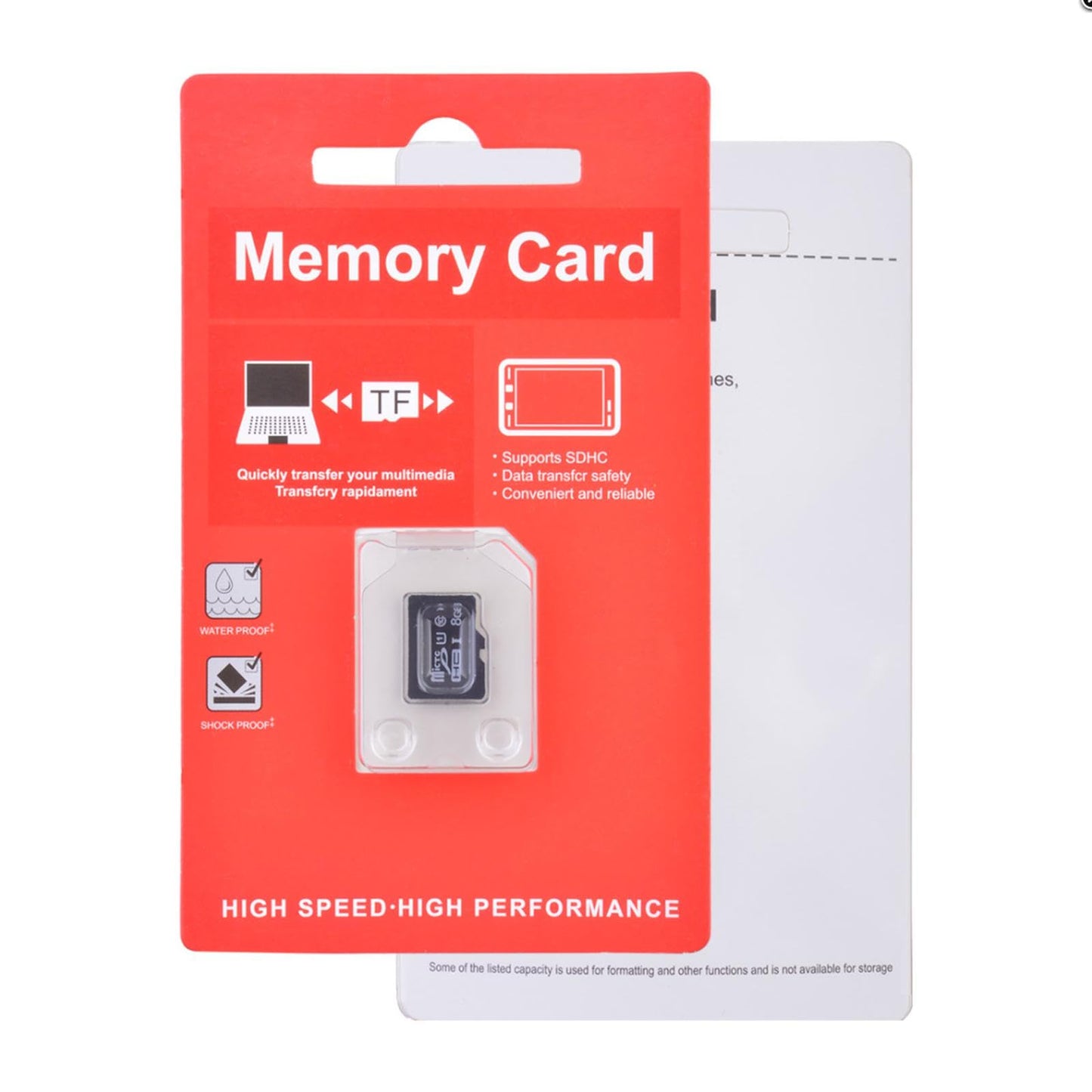 16GB TF Memory Card Ultra High Speed, C10 U3 SD Card for Camera Computer Tablet Mobile Phone Drone