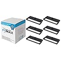 SuppliesMAX Compatible Replacement for Nukote PM502 Purple Printer Ribbons (6/PK) - Replacement to ERC-35P