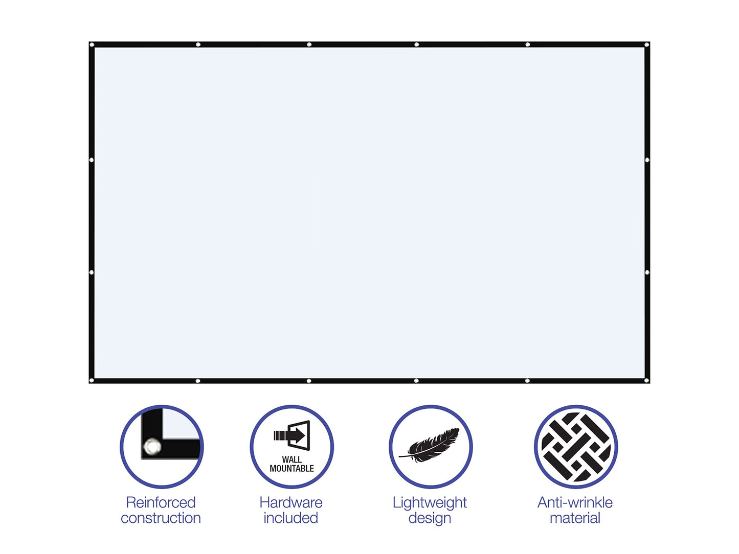 GPX 130" Indoor Soft Projection Screen (PJS130)