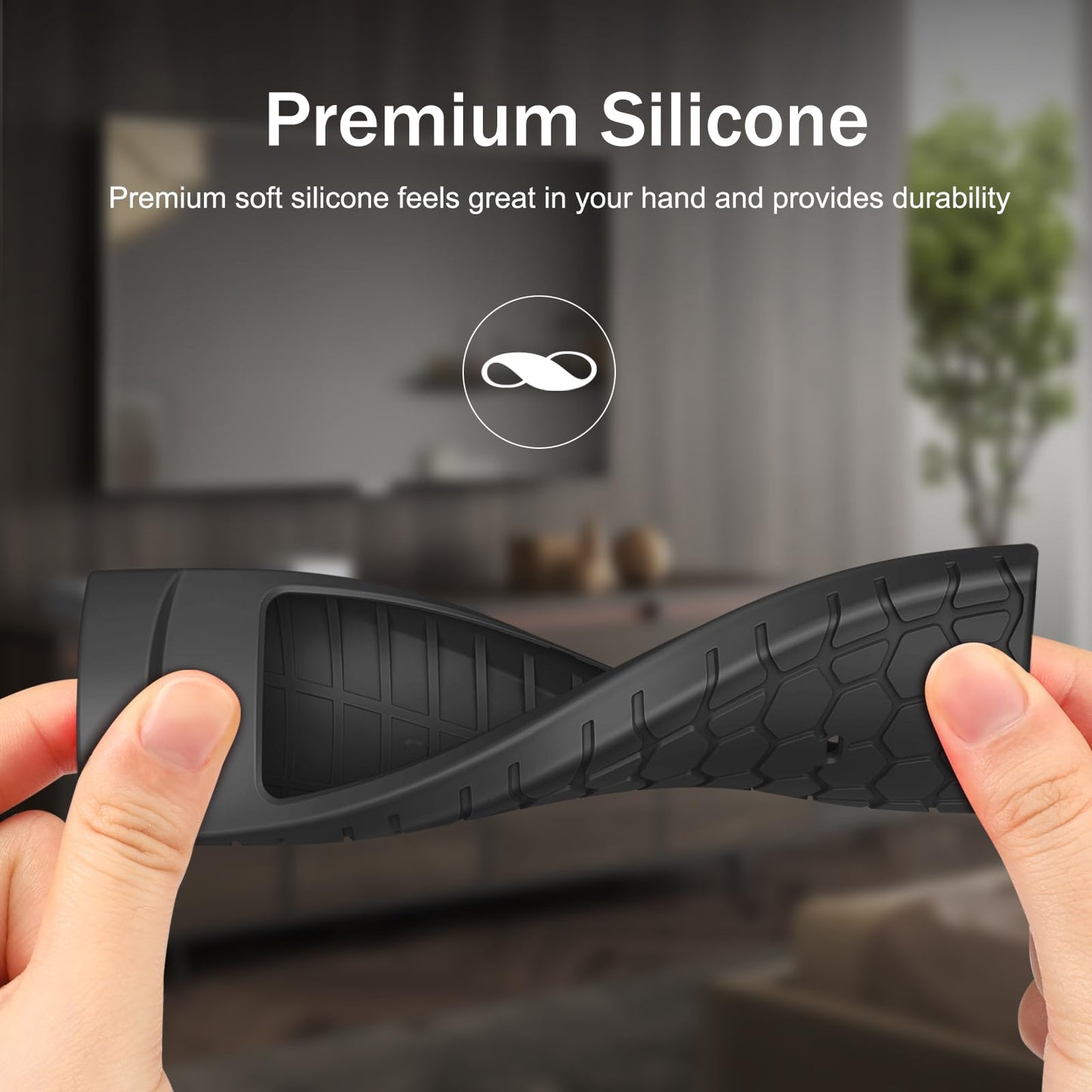 Fintie Protective Case for 2023 Hisense Voice Remote ERF3A90, Light Weight Kids-Friendly Anti Slip Shockproof Silicone Cover for Hisense A4 A6 U6 U7