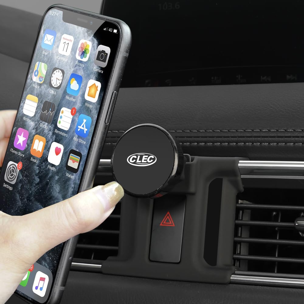 BEERTE Car Phone Holder fit for Mazda CX-5 2017-2026 Strong Magnetic Phone Mount CX5 Adjustable Air Vent Car Dashboard Cell Phone Mount fit for Any