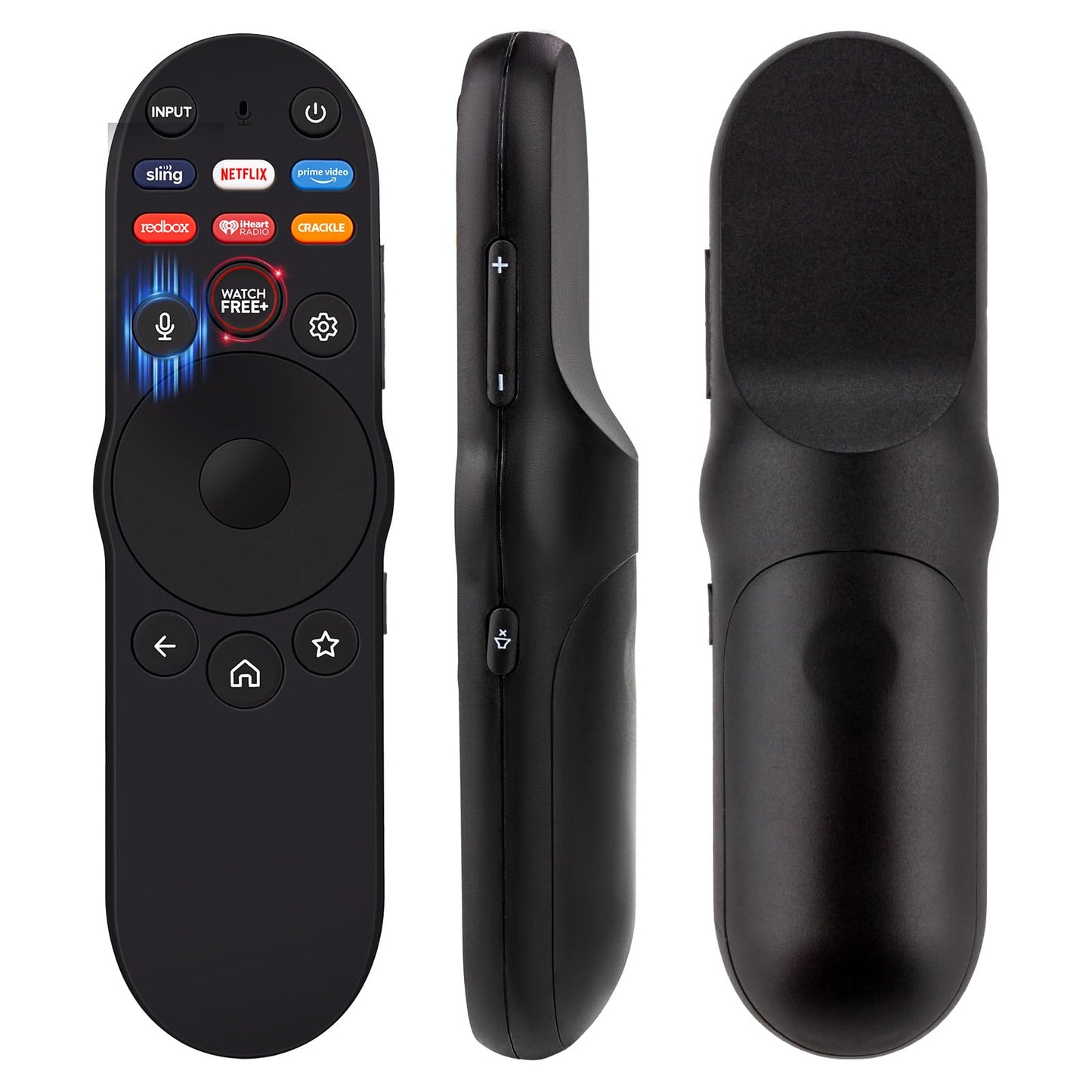 XRT270 for Vizio Smart TV Remote: Universal Voice Remote Control (50ft, 2X Faster) for Seniors, Kids & Family, No-Line-of-Sight, for Vizio FHD 4K
