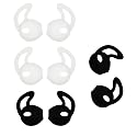 ALXCD Ear Gel for iPhone Earpods, Ear Buds Tips, 4 Pair Anti-Slip Soft Silicone Replacement Earbud Tips for Earphone of iPhone7 SE 6s iPhone 6s Plus