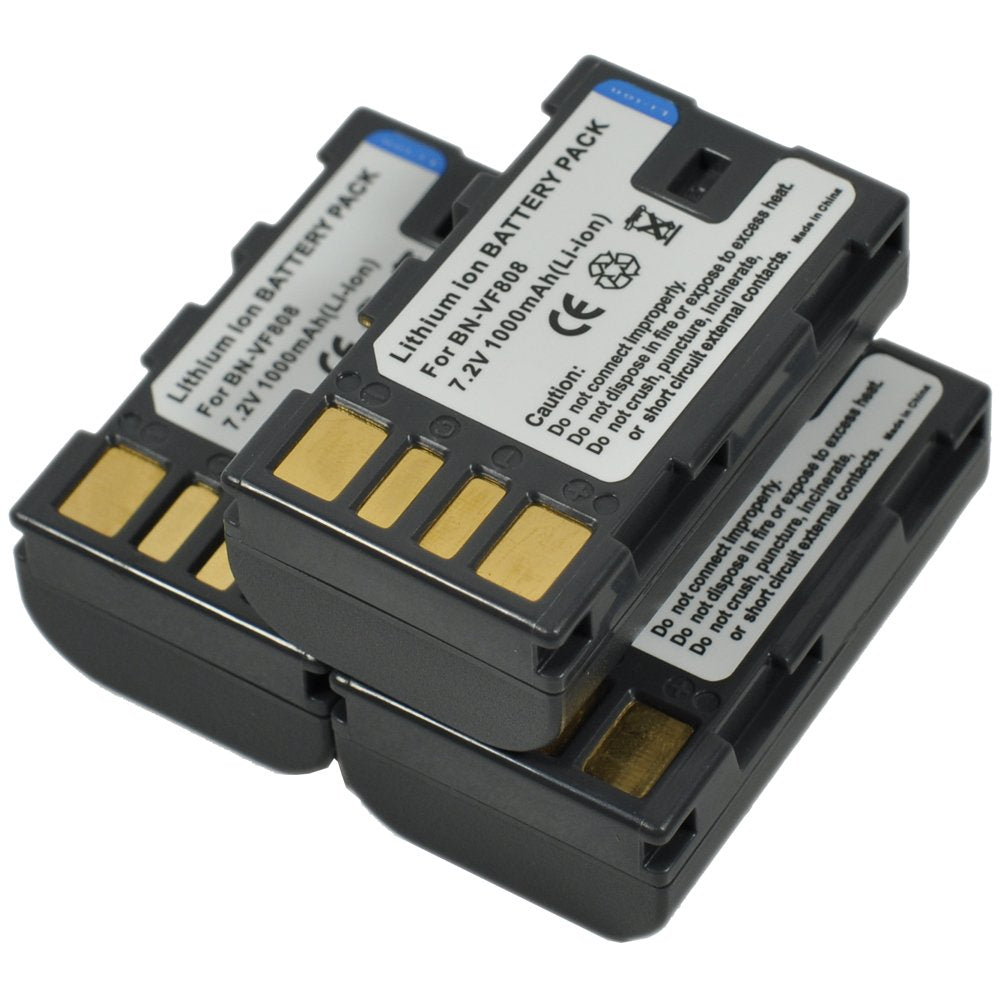 BTBAI Compatible bn-vf808 Battery for bn-vf815 bn-vf823 Digital Camera Video Camcorder (3X Battery) s1a