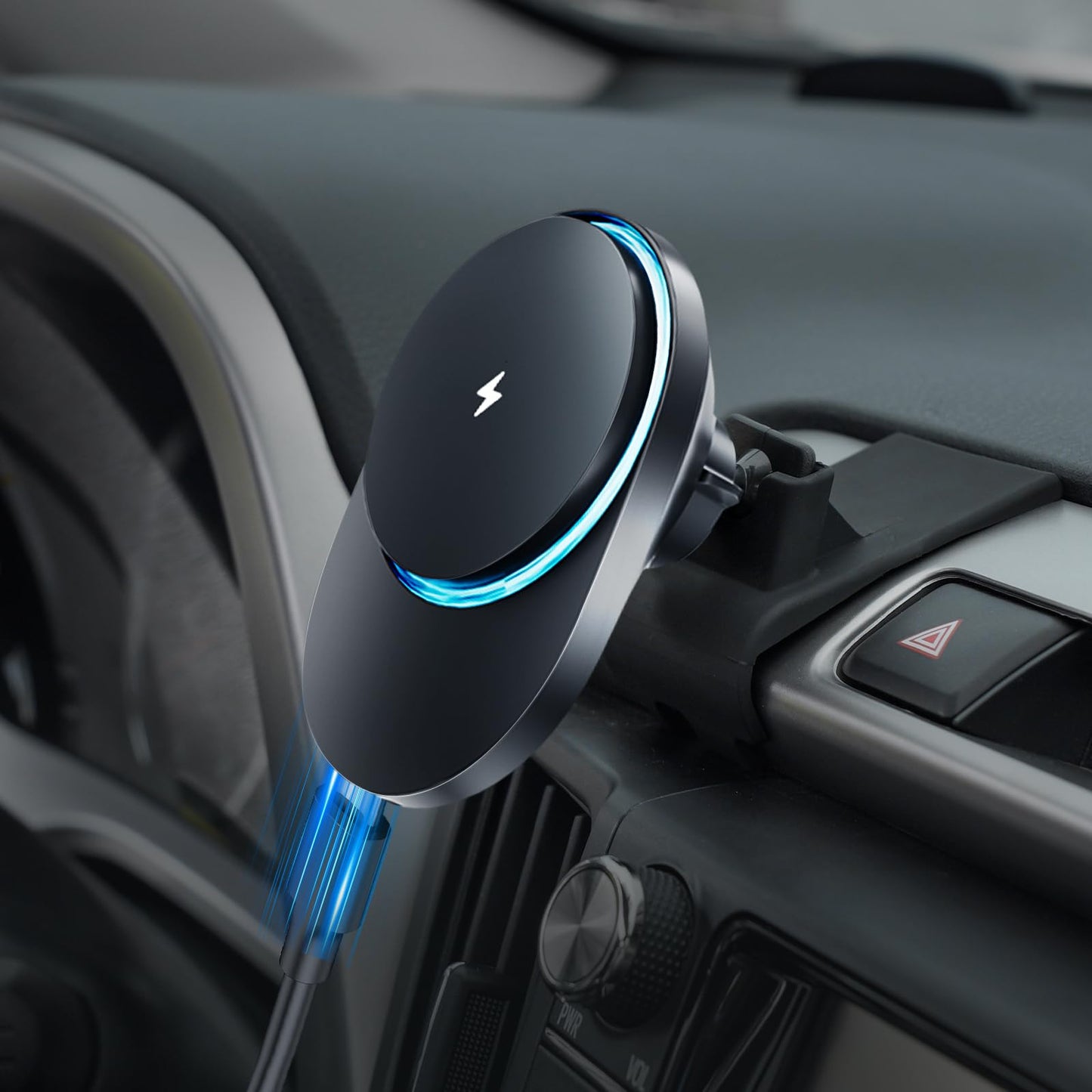 CLEC for Toyota RAV4 2013-2018 Magnetic Wireless Charger Car Phone Holder Mount Custom Fit for Toyota RAV4 2013-2018 15W Fast Charging Car Phone