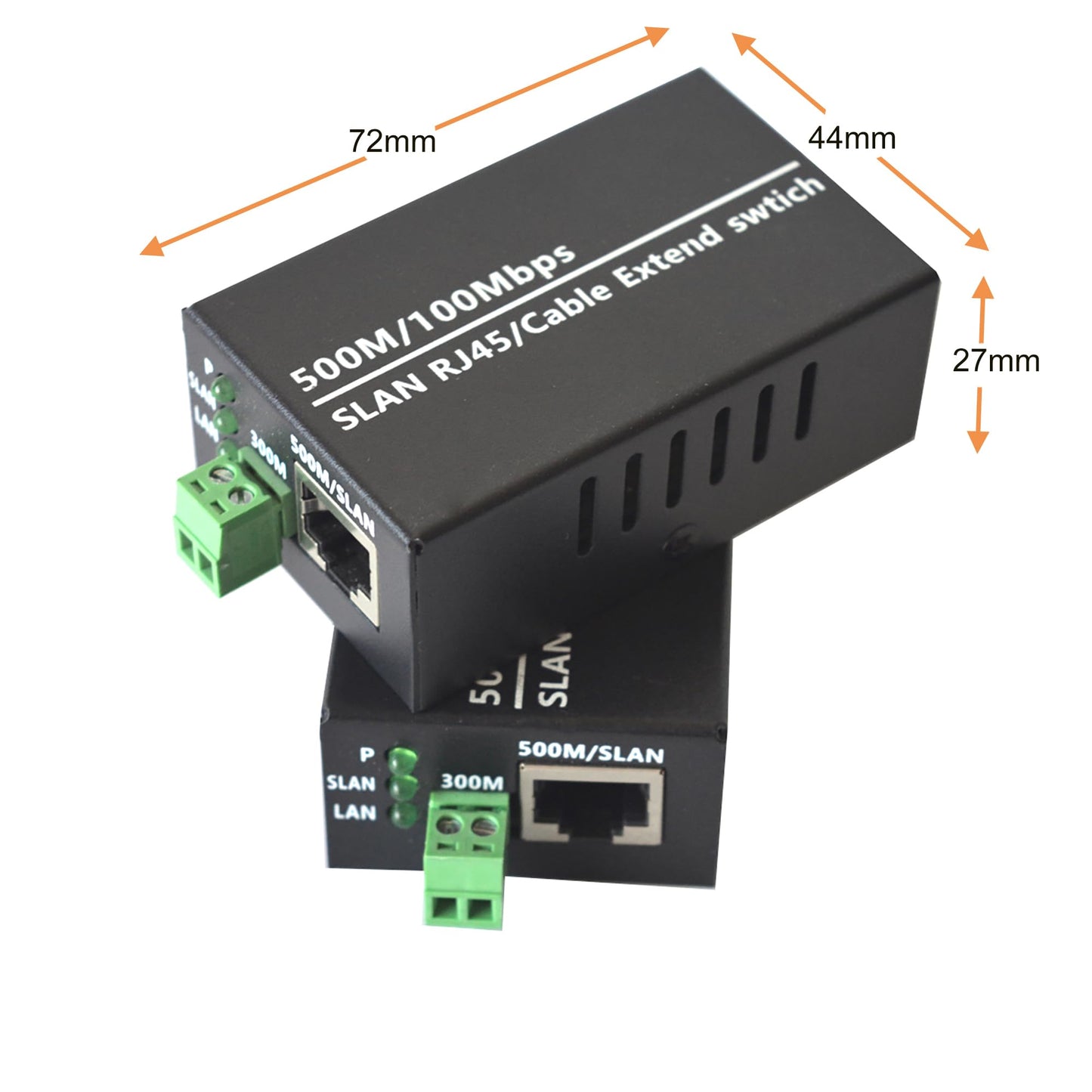 IP Ethernet Over Twisted Pair Extenders up to 300M(1000FT),Ethernet Over RJ45 Cat5/6 Network Cable up to 500M (1650FT) for HD Network IP Cameras 2