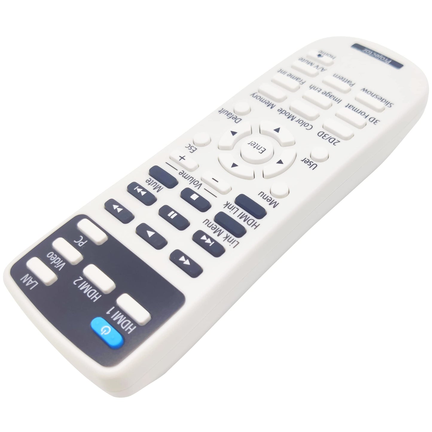 Leankle Remote Controller 1650251 for Epson Projectors EH-TW5210, EH-TW5300, EH-TW5350, PowerLite Home Cinema 2040/2045