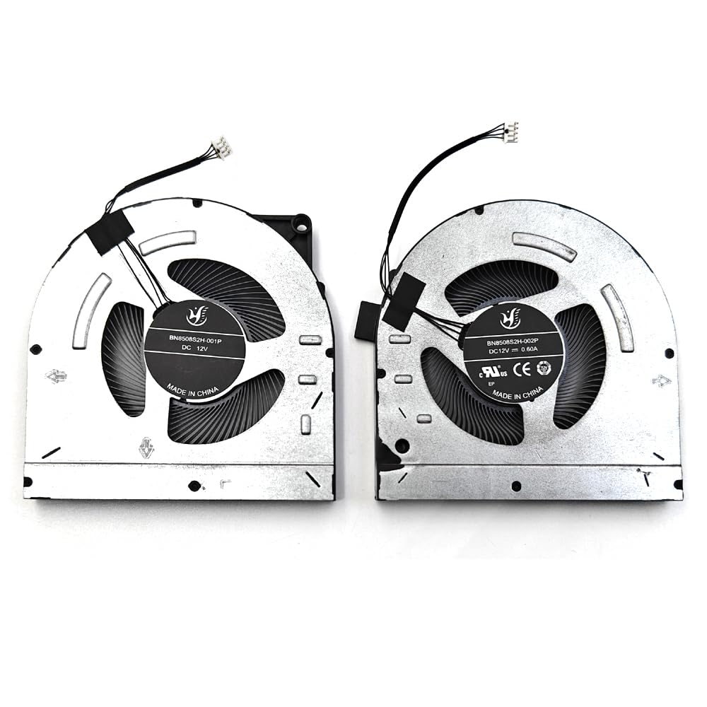KGIGIBE Replacement CPU & GPU Cooling Fan for Lenovo LOQ 15ARP9 15IAX9 15IAX9E 15IAX9I 15IRX9 GeekPro G5000 2024 Laptop One Pair L+R DC12V