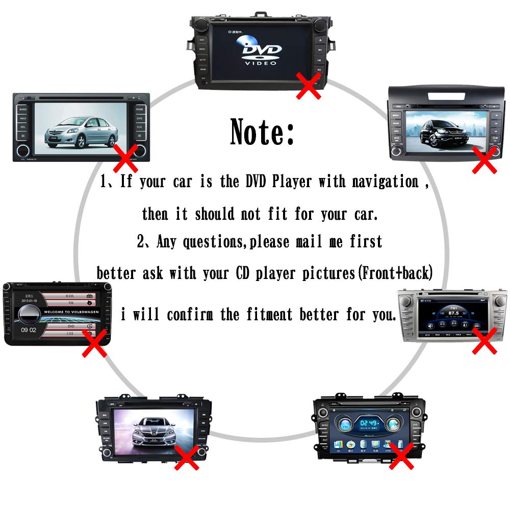 Yomikoo Car Audio Input Adapter, USB AUX CD Changer for Toyota Corolla 2005-2011, Camry 2006-2011, Auris 2007-2011, Avensis 2003-2011, Tacoma