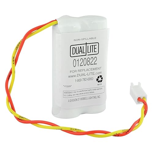Dual-Lite 0120822 Approved 4-volt 600mAh 2AA Type Cells New Nickel Cadmium Battery