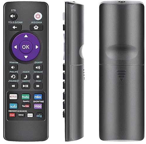 USARMT Universal Remote Control Compatible with Sharp Hisense Insignia TCL LG ONN RCA Element Philips Sanyo Roku TVs with Streaming Box