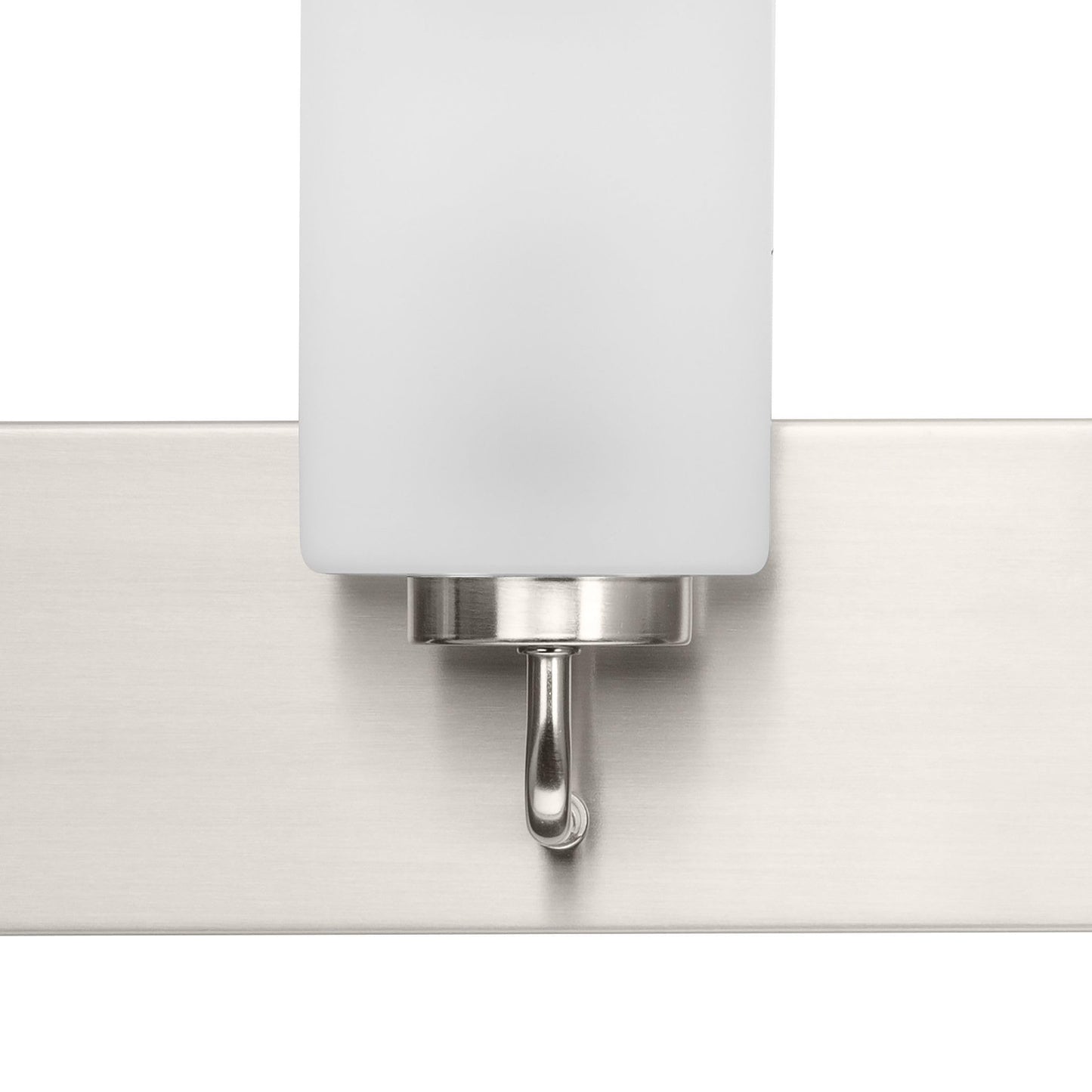 Progress Lighting Merry Collection Six-Light Bathroom Light Fixture, Brushed Nickel and Etched Glass Transitional Style Bath Vanity Wall Light, 48" L