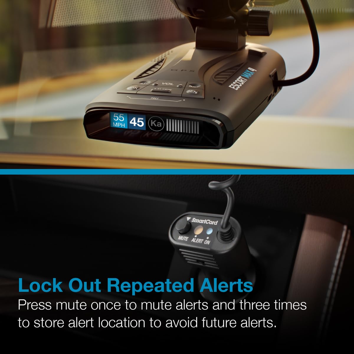 Escort Radar Detector SmartCord Coiled Wire for Redline 360c, MAX 360/c MKII, 3, 4, MAXcam 360c and Additional Models