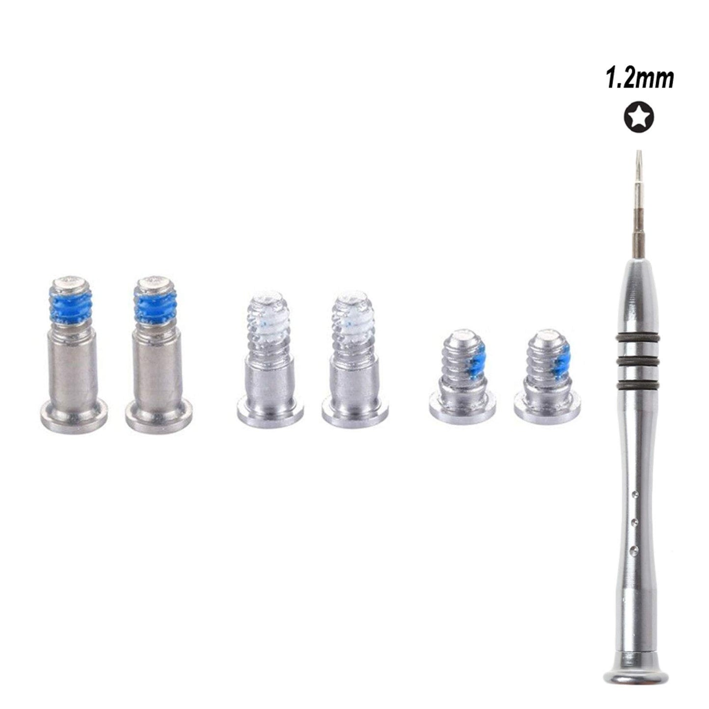 Replacement 6pcs/Set Bottom case Screws + 5 Point Pentalobe Screwdriver for MacBook Pro Retina 13 A1708 EMC 2978 EMC 3164 2016-17, A2159 A2289 EMC