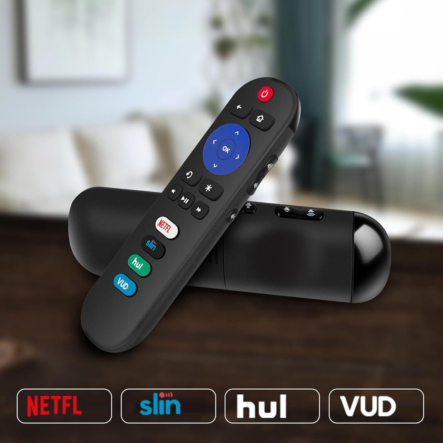 New Replacement Universal Remote Control Applicable for TCL Roku TV, fit for Hisense Roku/Onn Roku/Insignia Roku