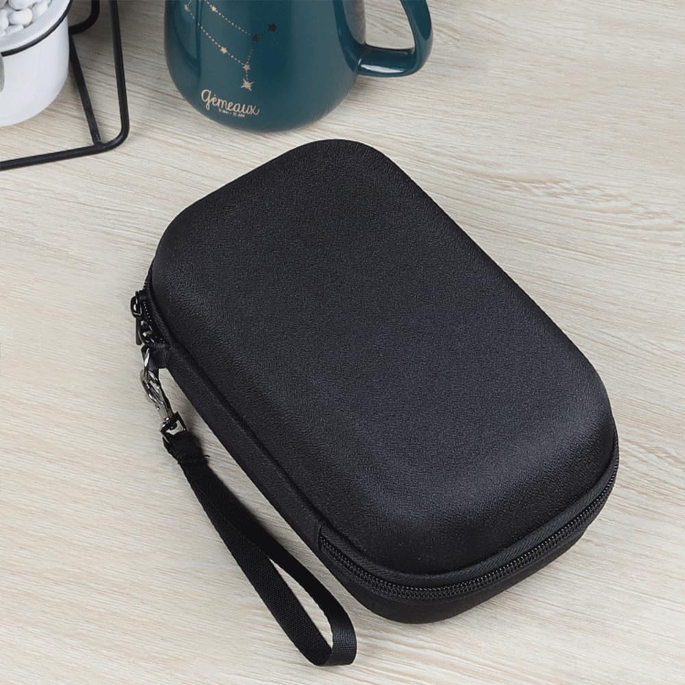 CAAORDKSO External Hard Drive Case, Shockproof Hard EVA Carrying Case Electronics Organizer Travel Case for Hard Drive, Charger, Laptop Mouse, Power