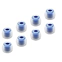 8pcs (CL-BL)- Large (L) Replacement Eartips Earbuds for in Ear Earphones with 6.4mm to 7.4mm Nozzle Attachment