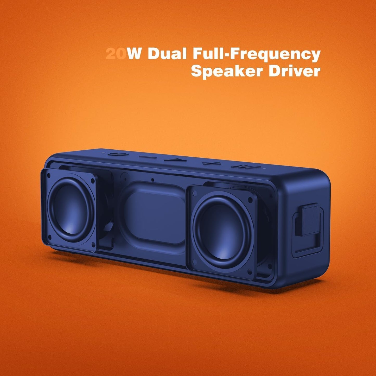 Raymate Bluetooth Speaker, for Outdoor Home Party Travel (Blue)