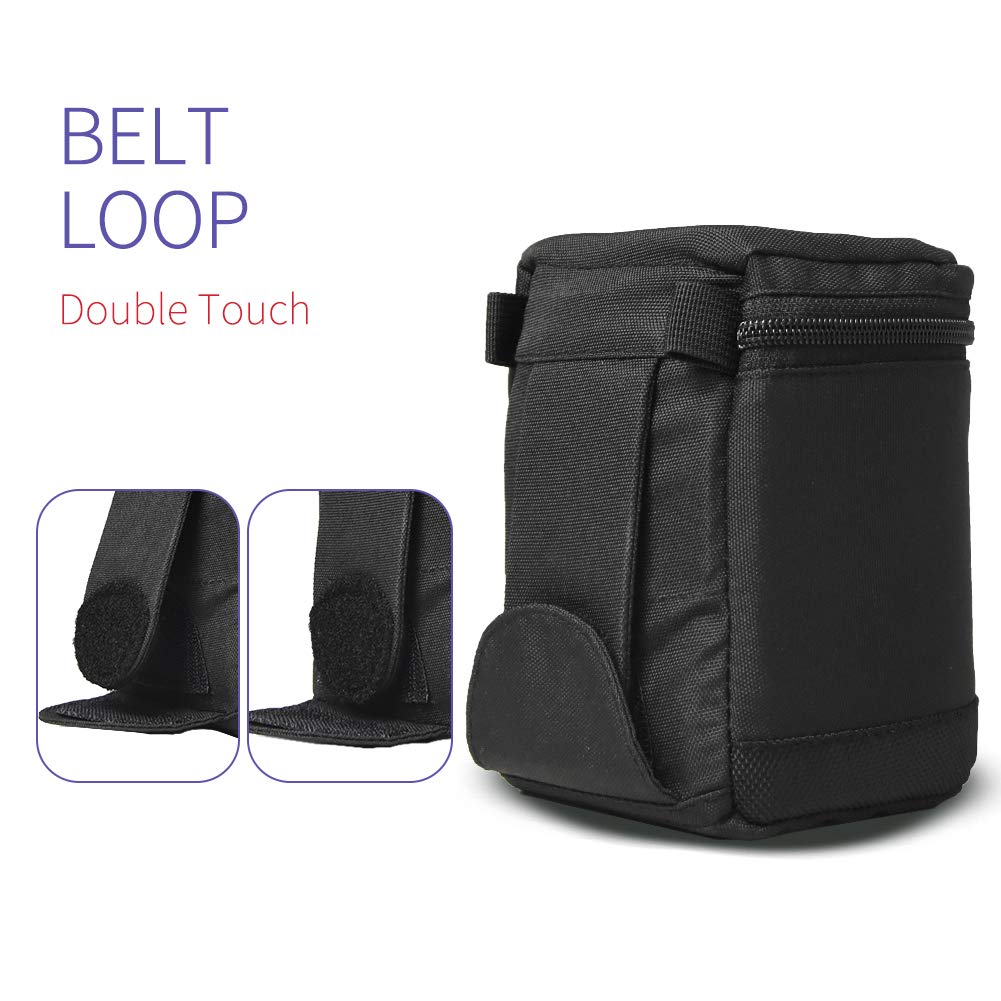 BPAULL Lens Case Lens Pouch Bag Waterproof Shockproof for DSLR Camera Lens for Camera Lens