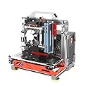 ATX Computer Case PC Test Bench Vertical Overclocking Open Aluminum Frame Chassis Rack DIY Computer Motherboard Case Rack Creative Personality Open PC