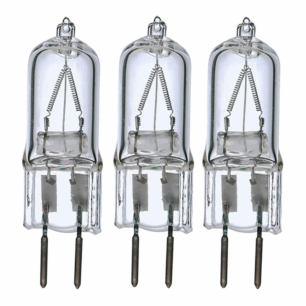 The Gel Candle Company 3 Pack - Replacement Dimmable Halogen Bulbs for Aroma Warmers Only - 2 pins 120 Volt 35 Watt G5.3 Base ONLY for Warmers Aroma