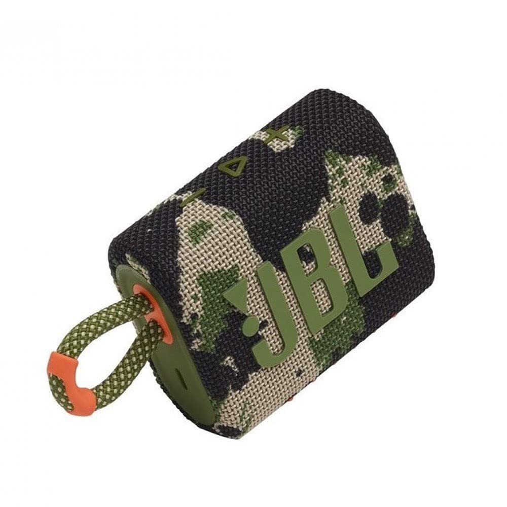 JBL Go 3 Portable Waterproof & Dustproof IP67 Outdoor Wireless Bluetooth Speaker (Camo) (Renewed)