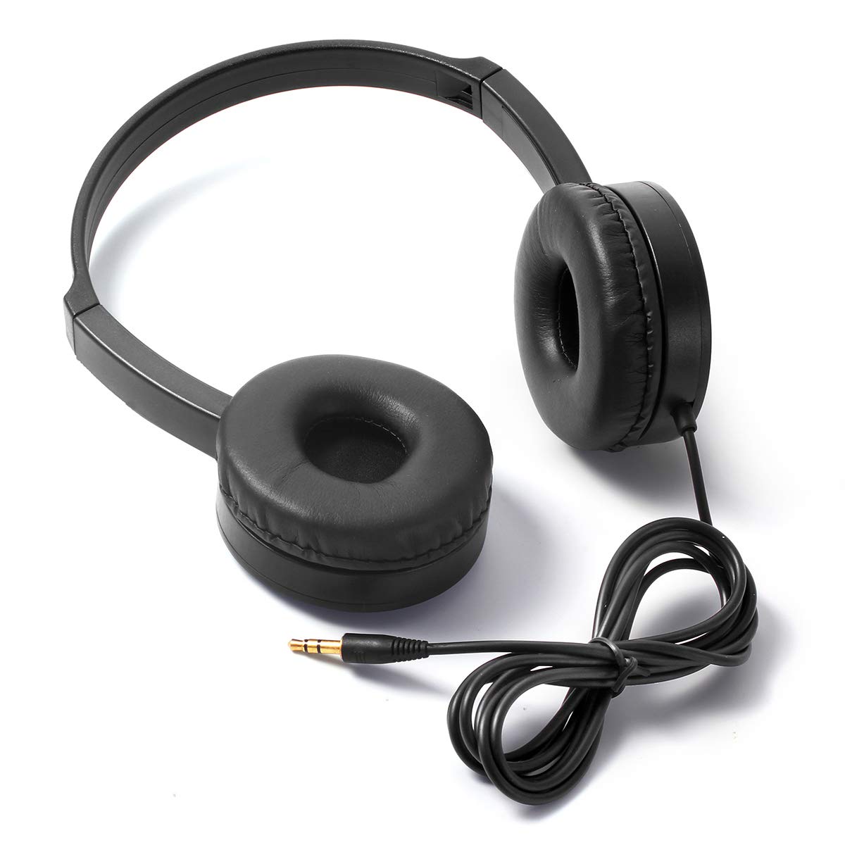 Kaysent School Headphones for Classroom Students - (KHPC-24B) 24 Packs Black Color Kids' Headphones for School, Library, Computers, Children…