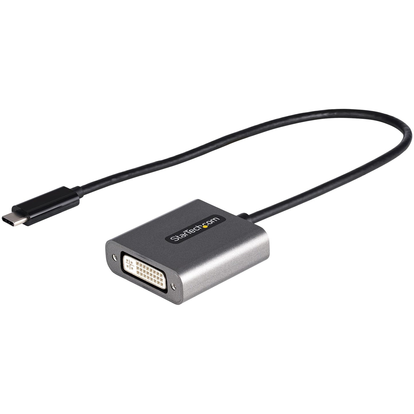 StarTech.com USB C to DVI Adapter - 1920x1200 USB Type C to DVI-D Display/Monitor Video Converter, USB-C Dongle, Thunderbolt 3 Compatible, 12"