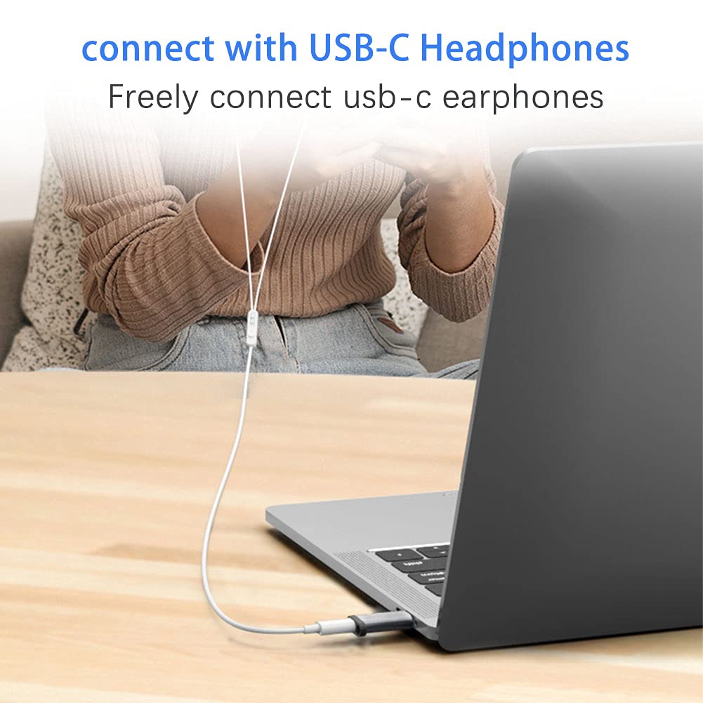 Seminer USB C Female to USB A Male Adapter (2 Pack) with Lanyard, USB Type-C to USB A 3.0 Adapter Converter Compatible with MacBook Pro, Samsung…