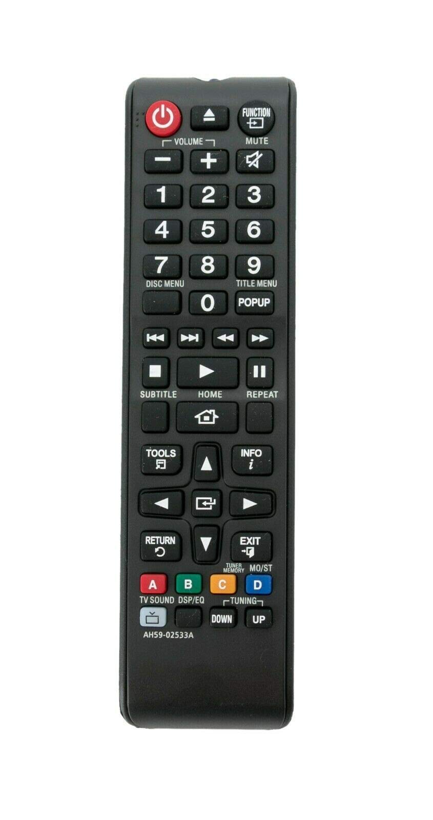 New - Remote Control AH59-02533A Fit for Samsung Blu-Ray HT-J5500 HT-J5500W HT-J5500W/ZA