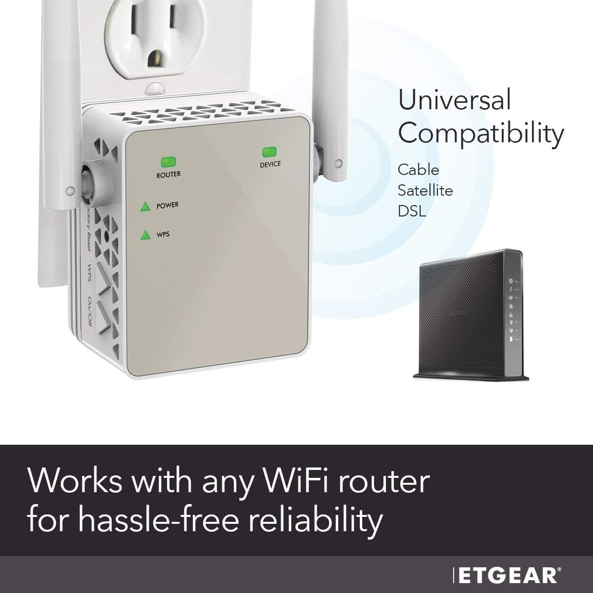 aibileec WiFi Range Extender EX6120 1500FT Dual Band 2.4Ghz & 5Ghz AC1200 MBps Universal Compatible for All Brand Router with WPS Sync Key WiFI