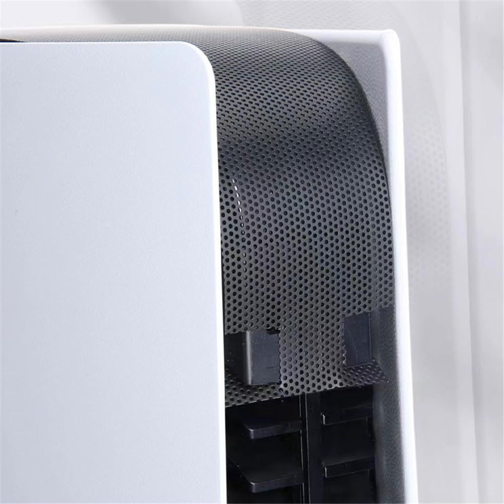 Dust Cover for PS5 Console, for Playstation 5 Dust Filter Anti Pet Hair, Protective Mesh Net Cooling Vents Dirt-Proof Cover Host Center Part