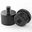Donuts Mic Stand Adapter 5/8 to 1/4 and 1/4 to 5/8 Screw Thread Adapter Microphone to Tripod Adapter