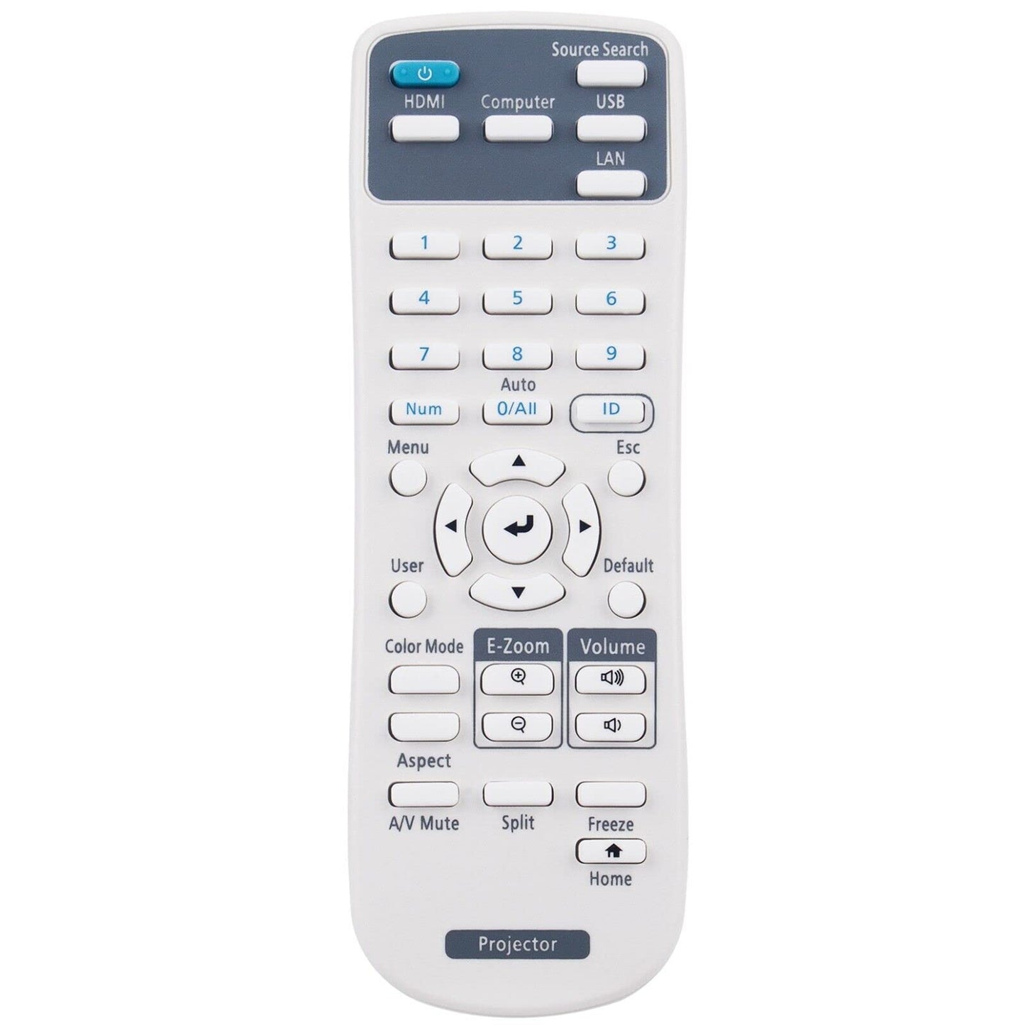 NTQinParts Replacement Remote Control Controller for Epson Home Cinema 880 1080 3-chip 3LCD 1080p Projector