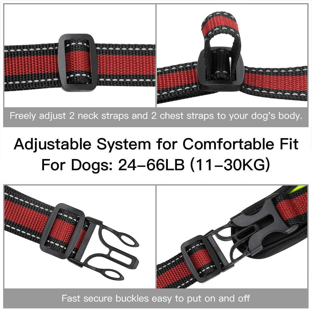 SmilePowo Dog Harness Mount Chest Back Strap Belt Pet Vest for GoPro Hero 10 9 8 7 6 5 4 3 Max Black Hero 2018 Session Fusion Silver White Insta360