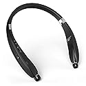 Bluetooth Headset Bluetooth 4.1 Wireless Headphone Neckband with Retractable Earbuds for iPhone, Samsung Galaxy, Android and Other Bluetooth-Enabled