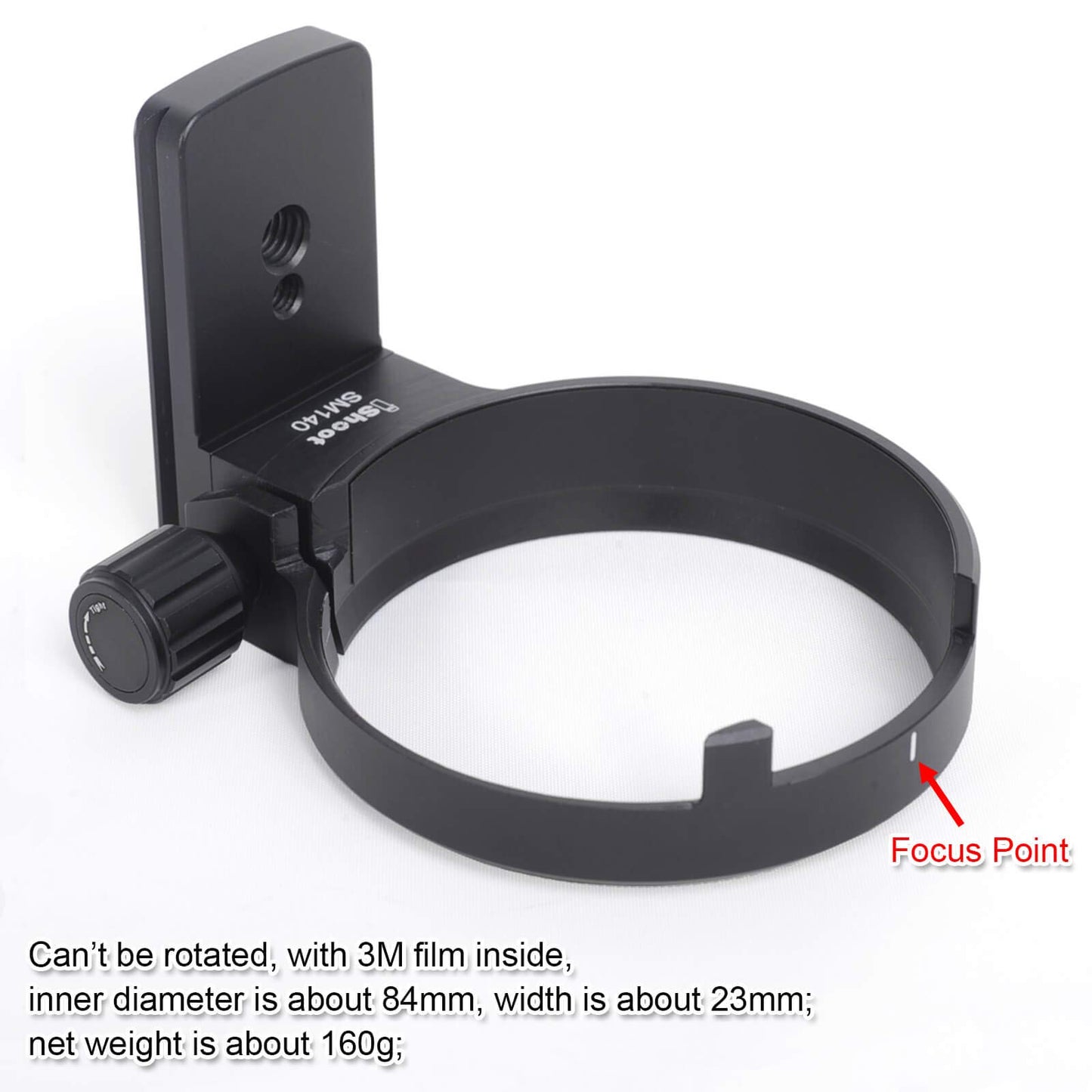 Tripod Mount Ring, iShoot Lens Collar Socket Compatible with Sigma 100-400mm f/5-6.3 DG OS HSM Contemporary Lens (EF/F Mount), Built-in Quick Release