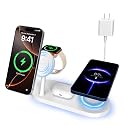 Dual Magnetic Phone Wireless Charger, 30W 4 in 1 Charging Station for Apple Devices, Charging Stand for iPhone 17/16/15/14/13/12 Series, Support