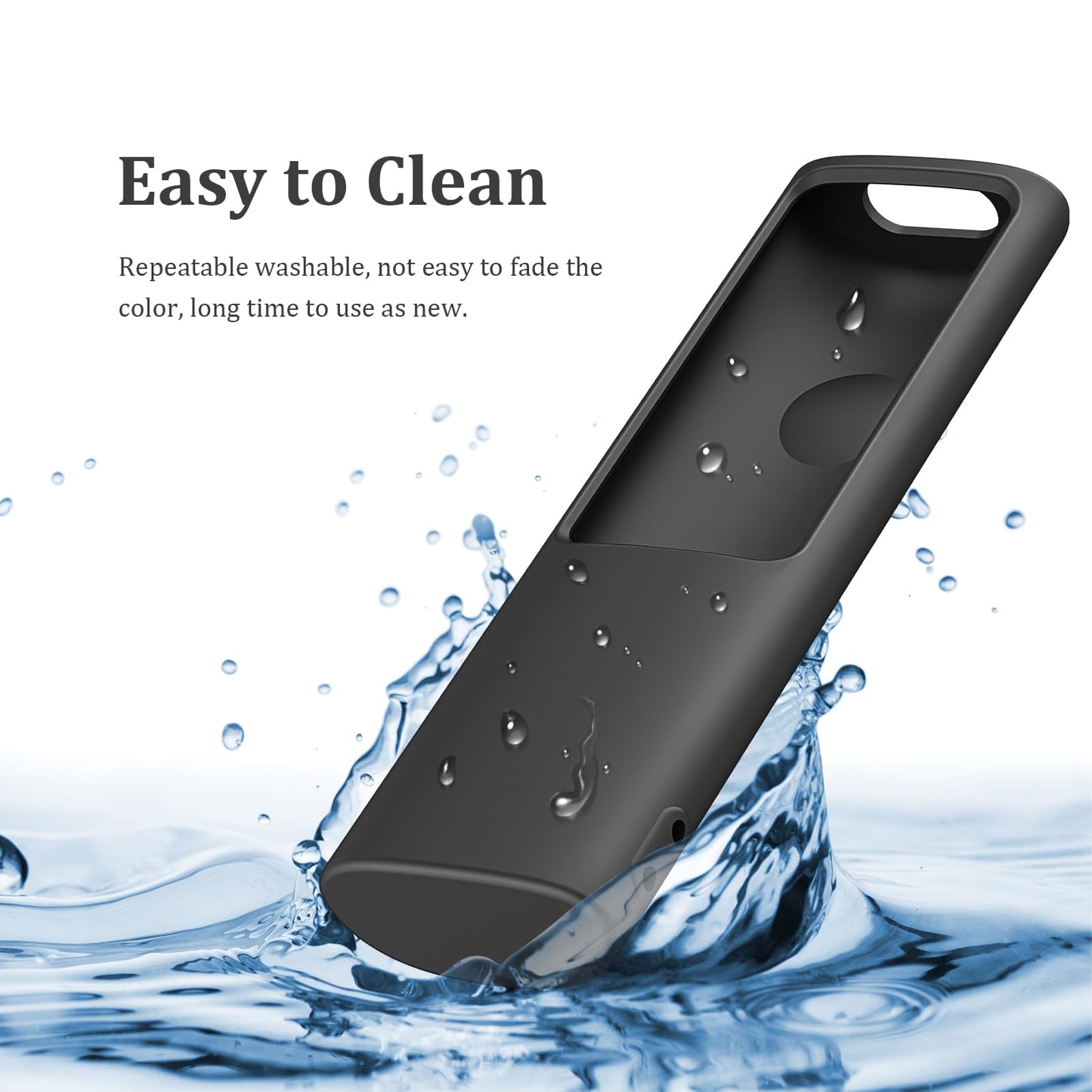 JCMOYUTY Silicone Case Cover for Samsung AH59-02733B AH59-02692E AH59-02692F AH59-02692P AH59-02631A AH59-02632A Soundbar Remote, Black Sleeve