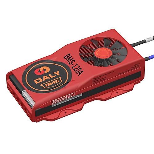 DALY Smart BMS 16S 48V LifePO4 PCB Protection Board with Balance Leads and Wireless Bluetooth Module for 16 Cells 48Volts Lithium Battery Pack(Smart…