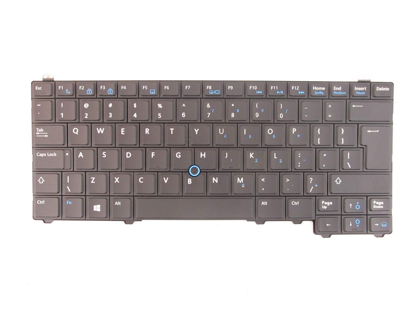 Abakoo New Keyboard Compatible with Dell Latitude E5440 PK130WQ1B00 9Z.N9ULN.101 NSK-LD1BC 01 US with Point Backlit