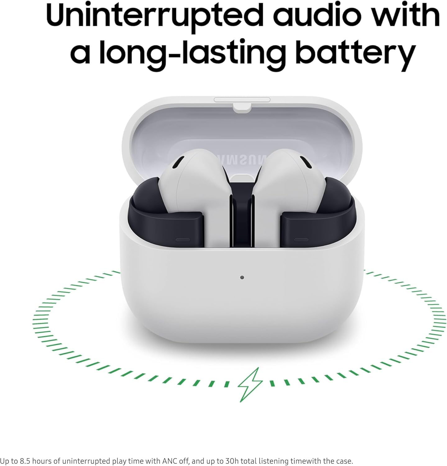 Samsung Galaxy Buds 3 FE True Wireless Earbuds, Gray (Renewed)