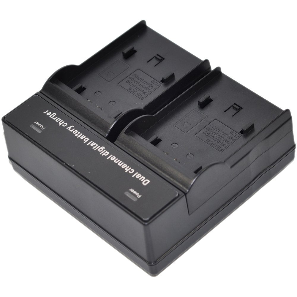 BTBAI D-Li50 Battery Charger AC Wall Dual for K10 K10D GP Grand Prix K20D Digital Camera NP-400 SLB-1674 s1a