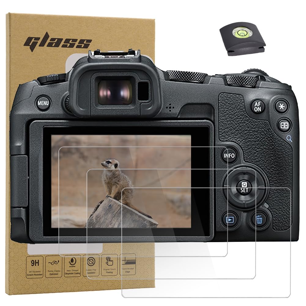 Macolink Screen Protector compatible with Canon EOS R8 / R50, Tempered Glass Anti-scratches Camera Protective Film (3 Pack)