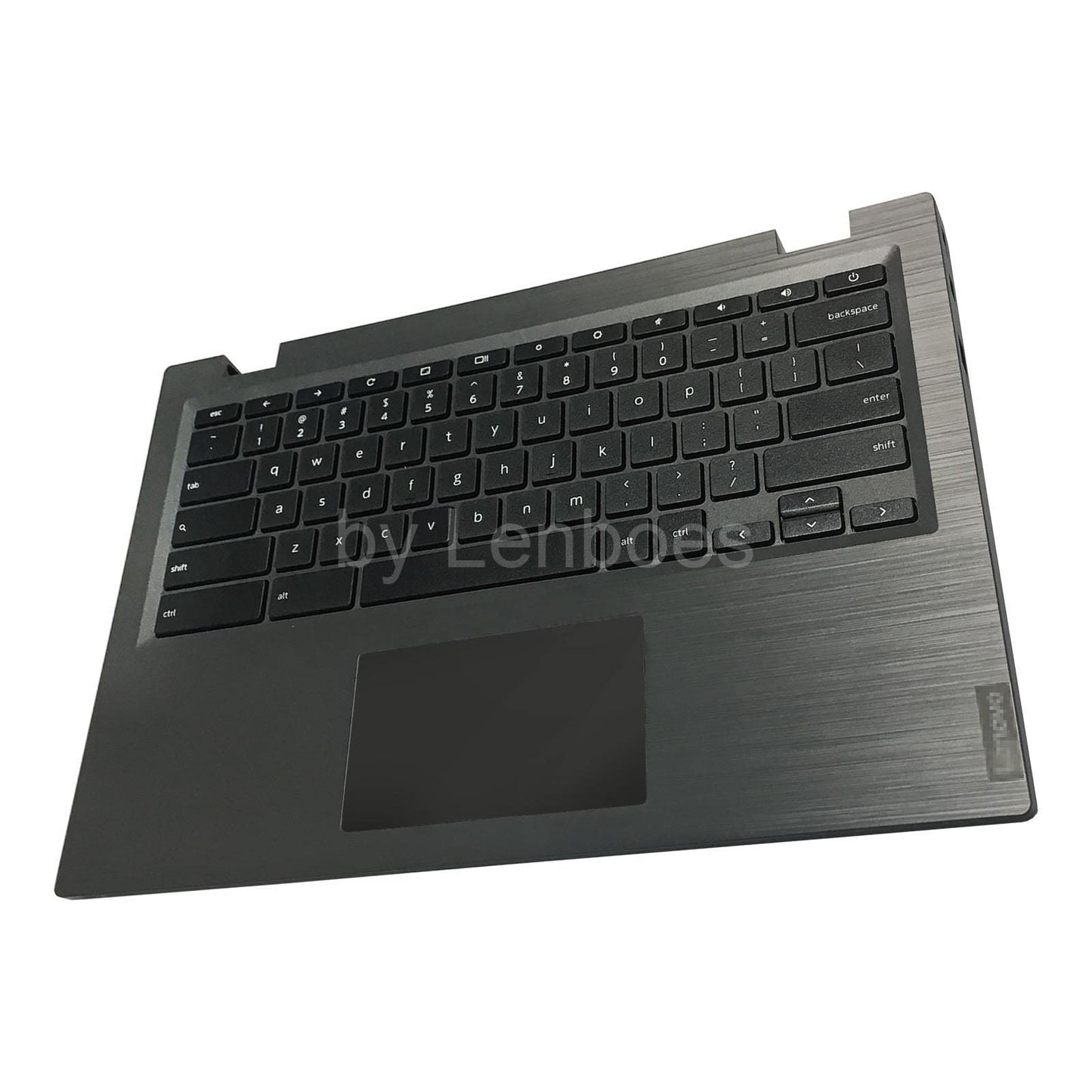 Rinbers Laptop Palmrest Upper Case Top Cover with US Non-Backlit Keyboard Touchpad Assembly Replacement C Cover for Lenovo Chromebook 14 S345-14AST