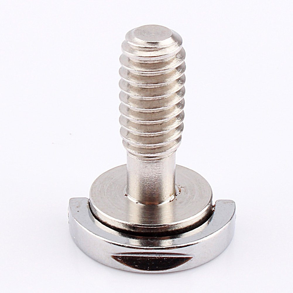 Yosoo D Shaft D-Ring Thumb Screw Adapter 1/4''-20 Thead for Camera Tripod QR Quick Release Plate