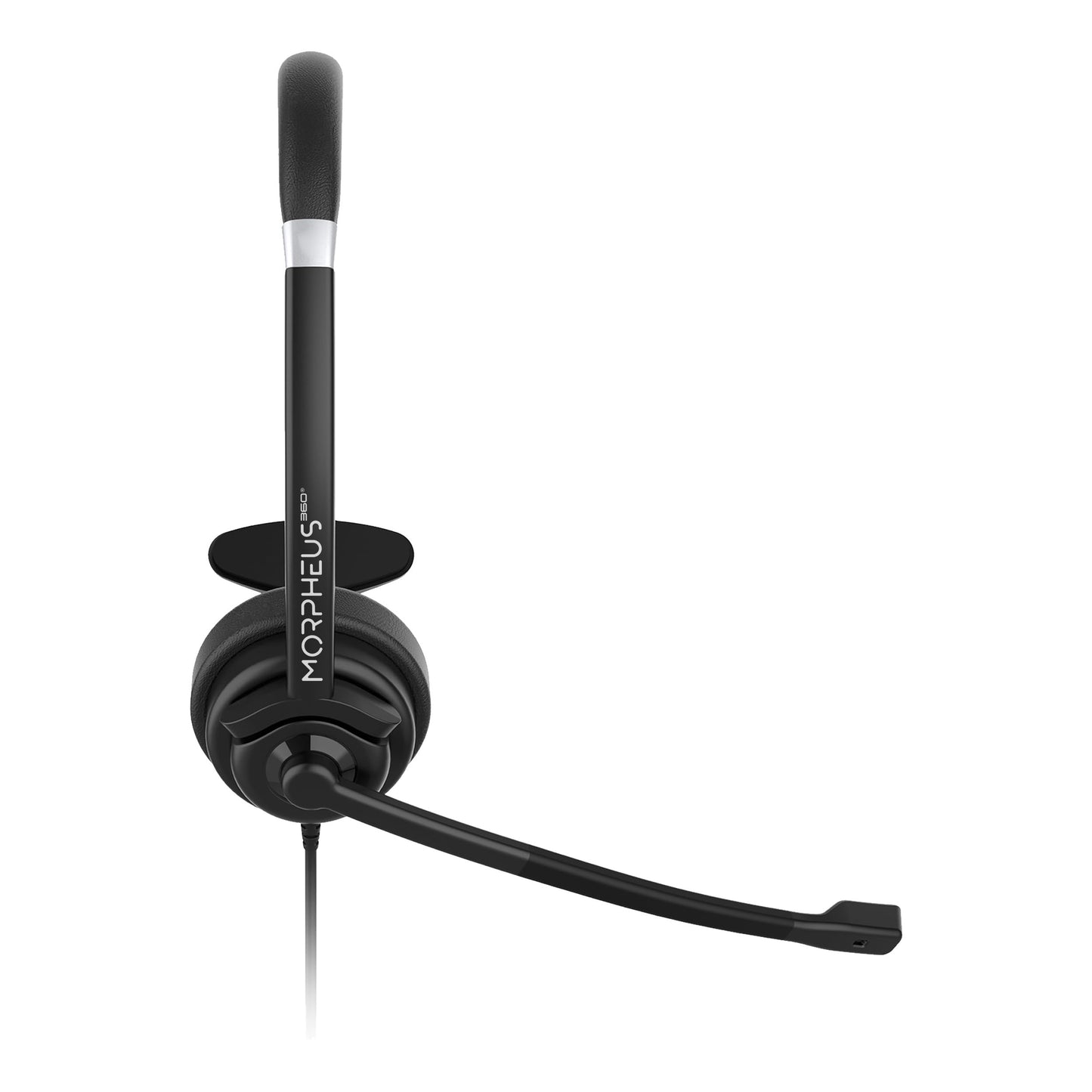 Morpheus 360 Connect USB Mono Headset with Boom Microphone - Noise Canceling - Reversible Design - Eco-Leather Ear Cushion - in-Line Volume Controls…